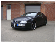 Alfa GT Matt Schwarz Foliert